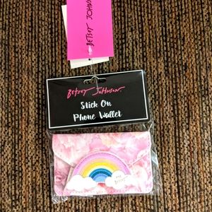 Betsey Johnson stick on wallet